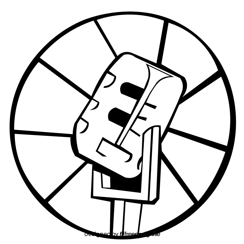 Microphone logo black and white clipart