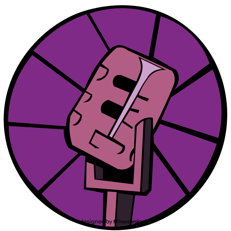 Microphone logo clipart