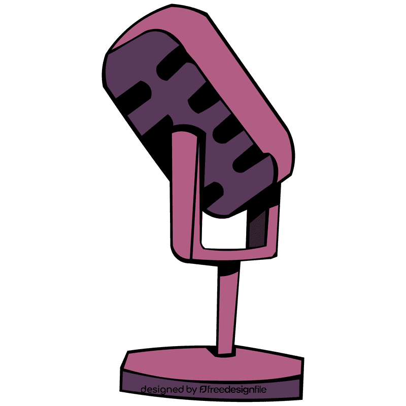 Microphone studio clipart