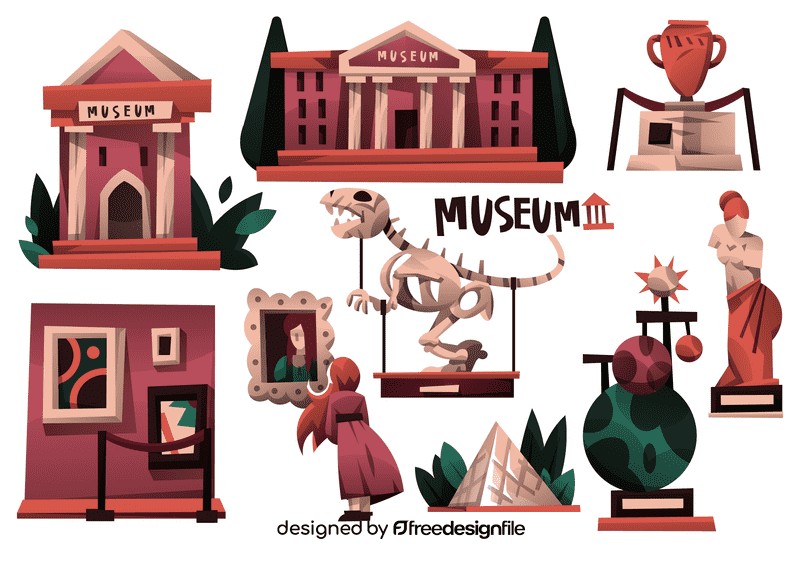 Museum vector