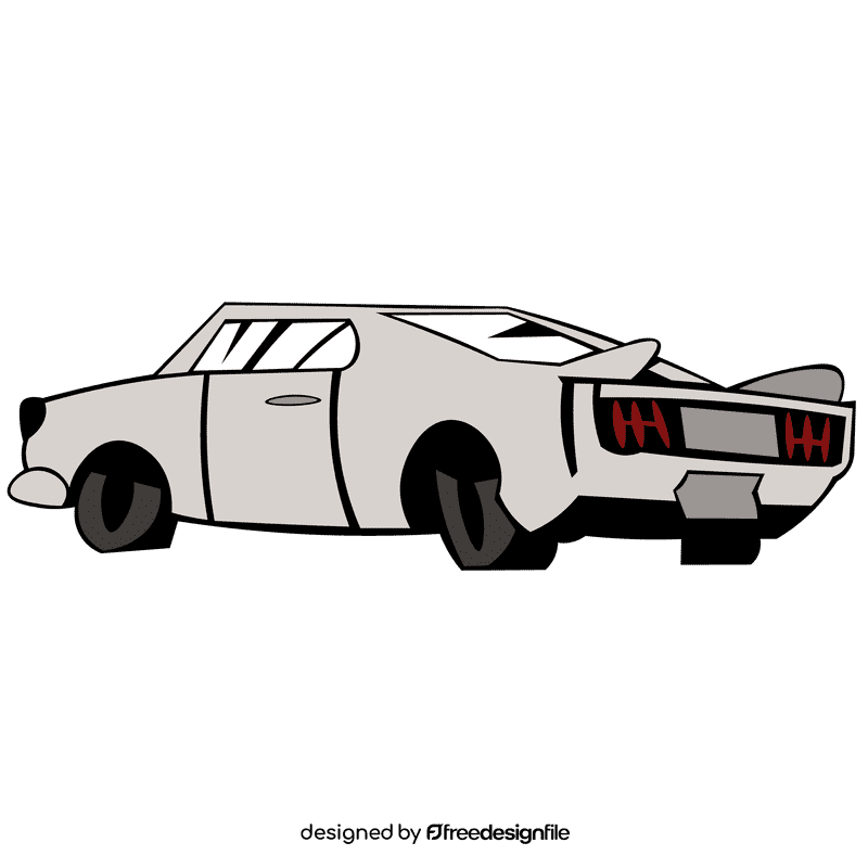 Mustang white clipart
