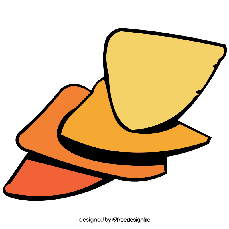 Nachos chips clipart