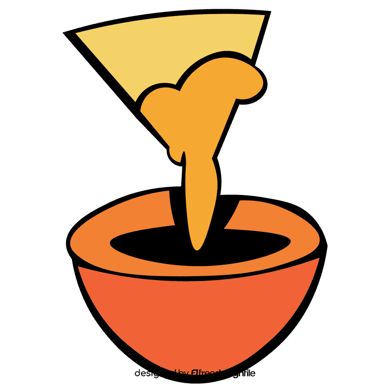 Nachos sauce clipart