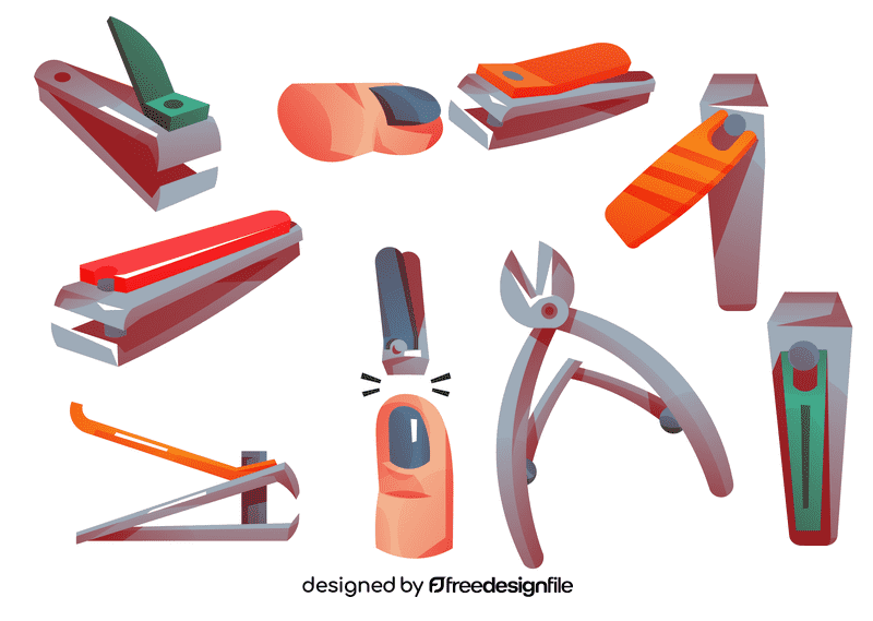 Nail cutter vector