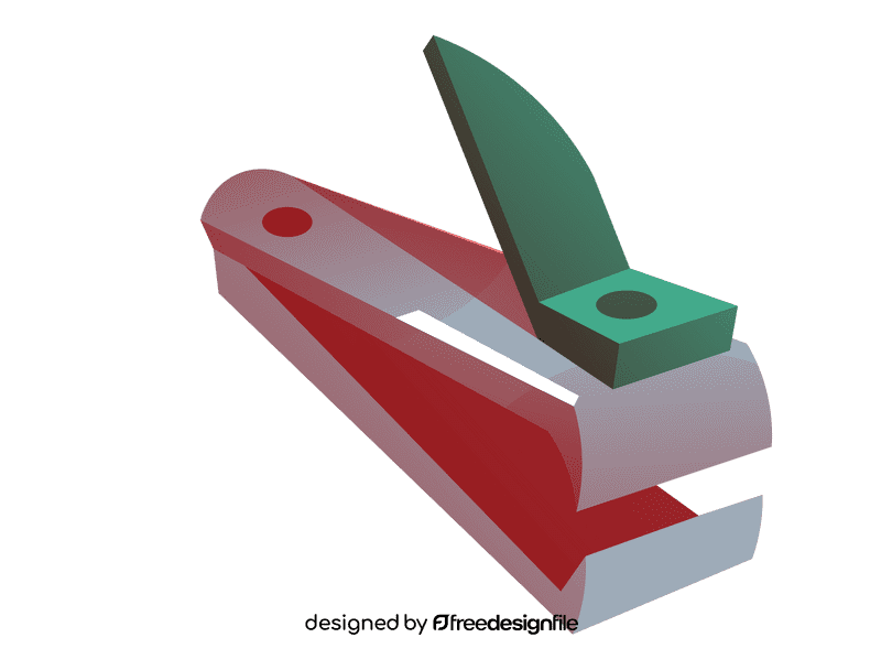 Nail cutter open clipart