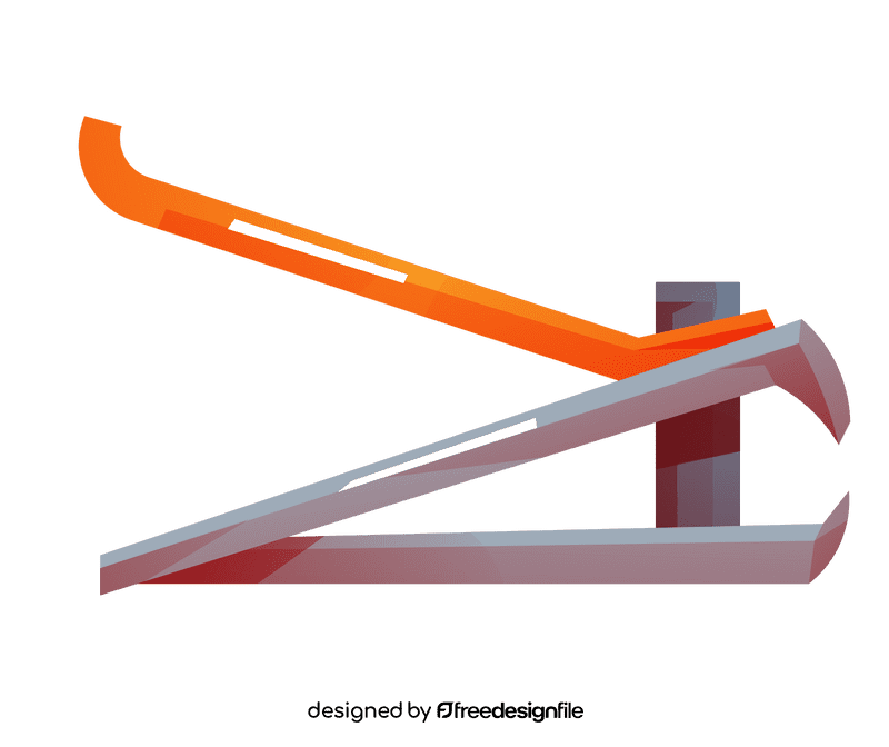 Nail cutter side clipart