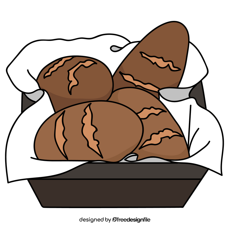 Wheat breads clipart