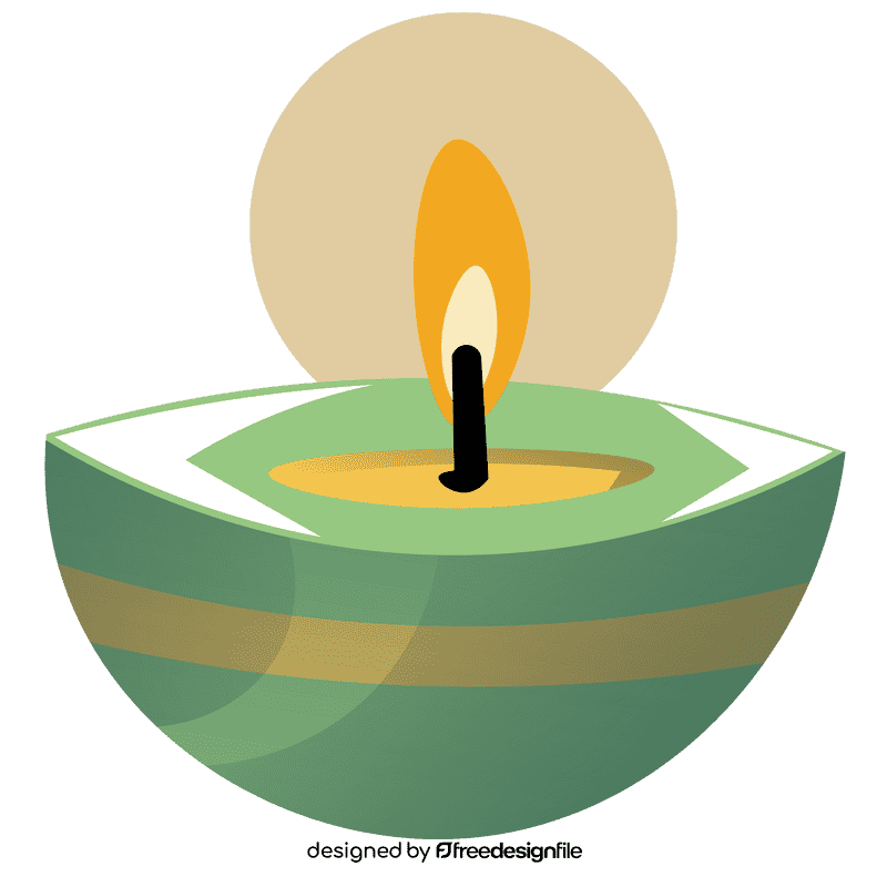 Oil lamp small clipart