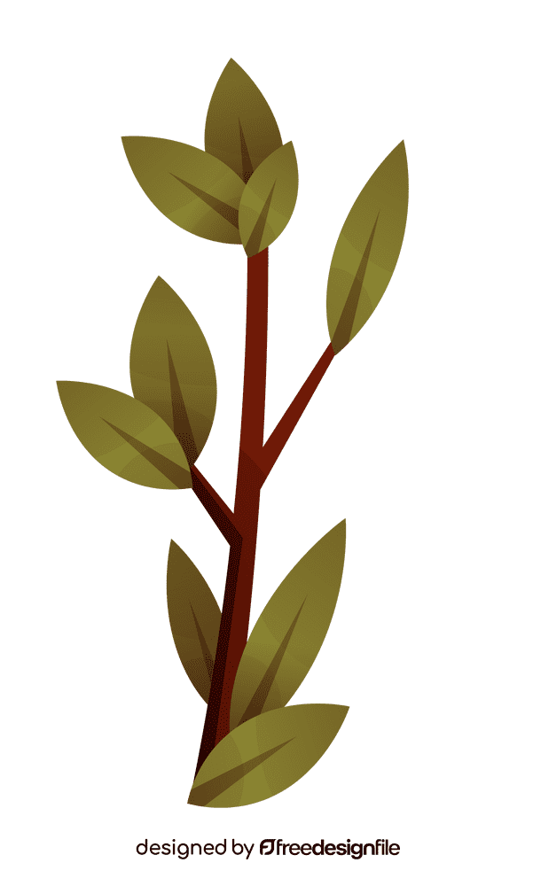 Olive branch short clipart