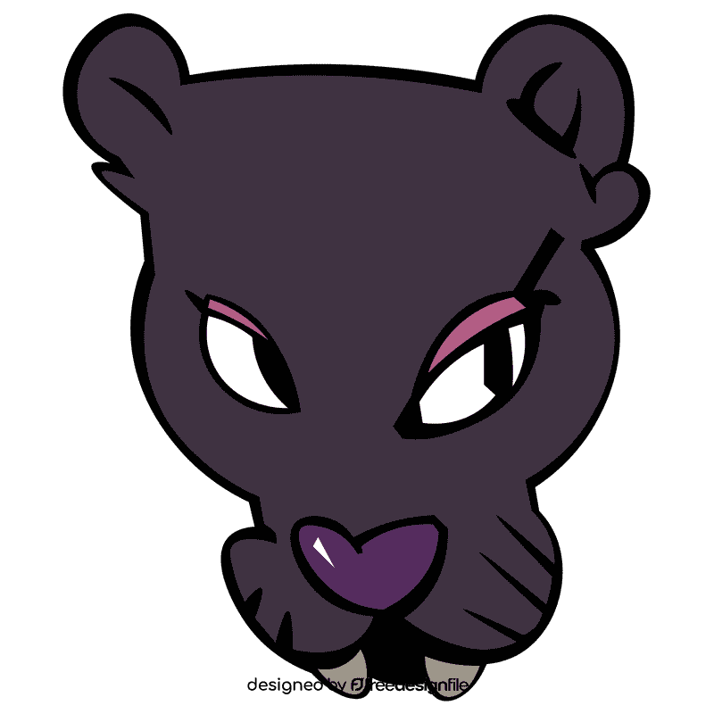 Panther head clipart