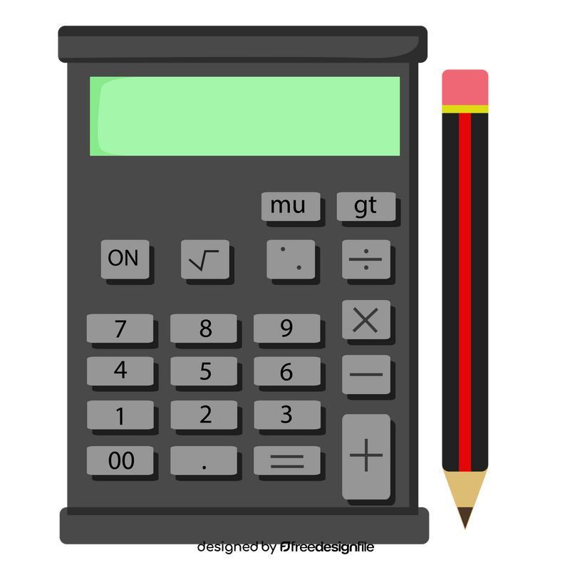 Accountant calculator clipart