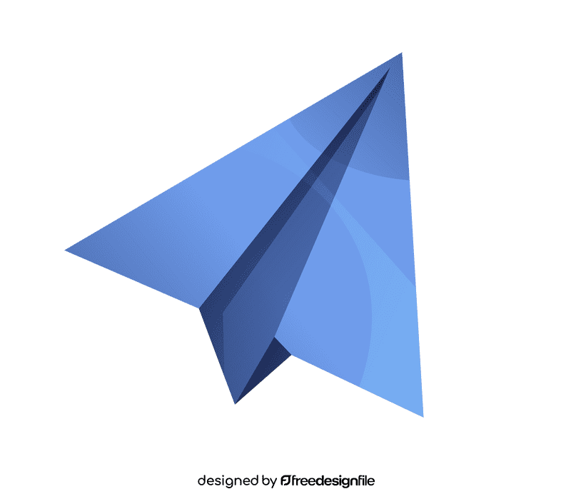 Paper plane clipart