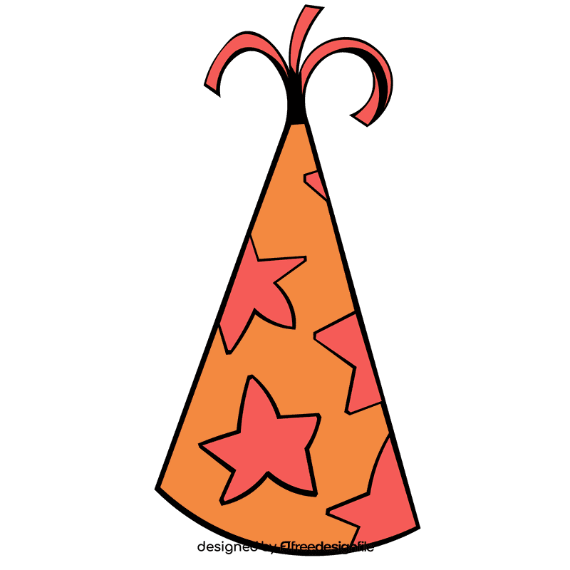 Party hat stars clipart