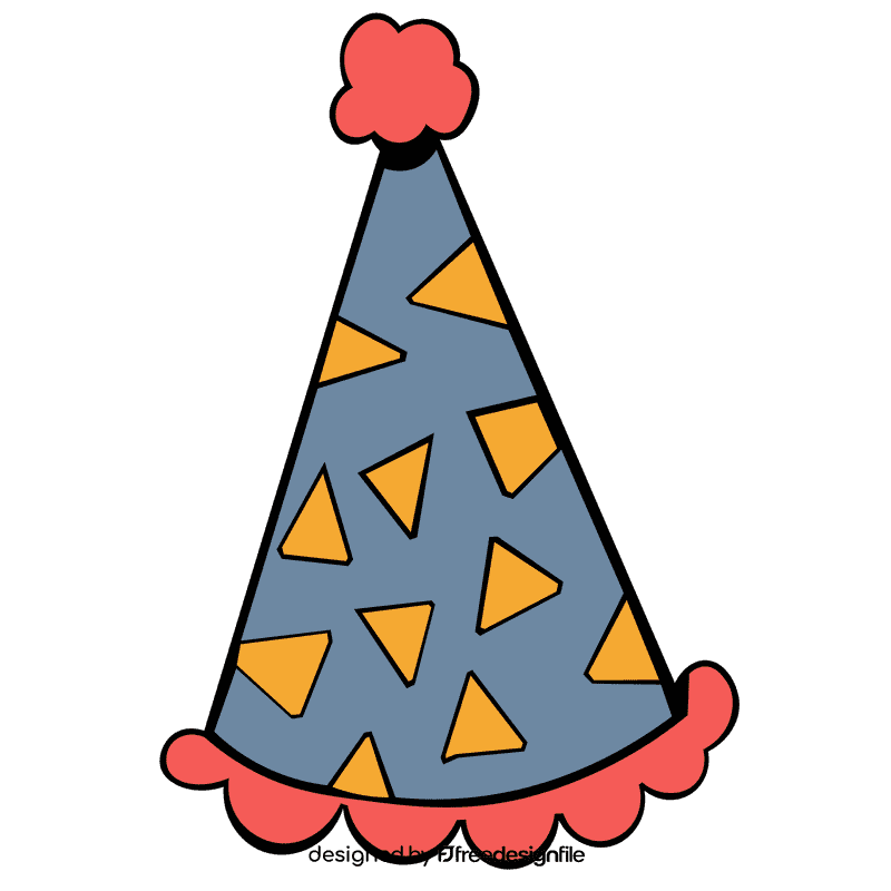 Party hat triangles clipart