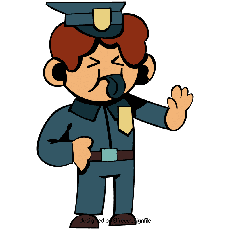 Police stop clipart