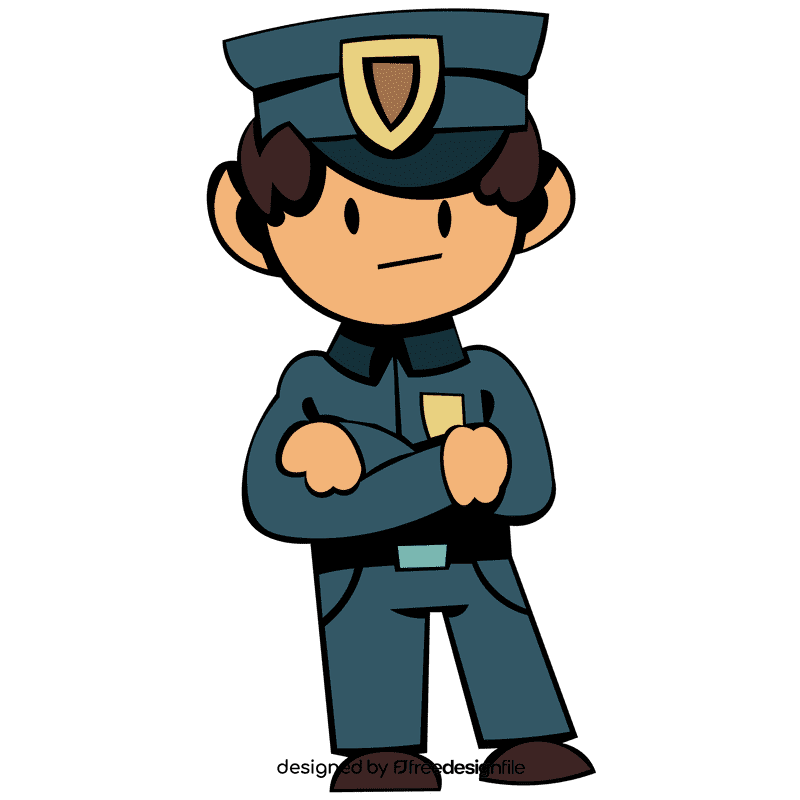 Police young clipart