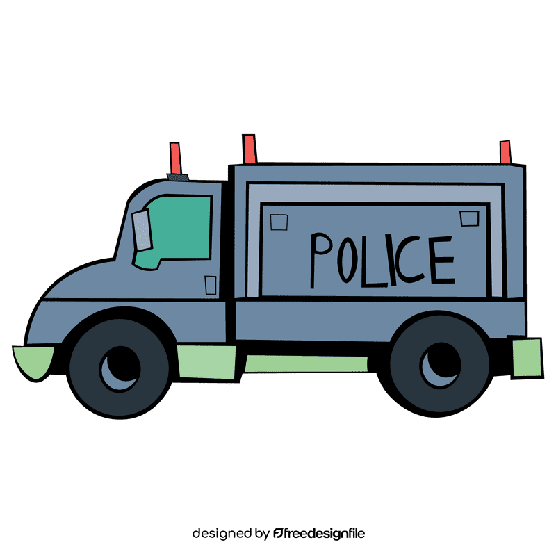 Police car big car clipart