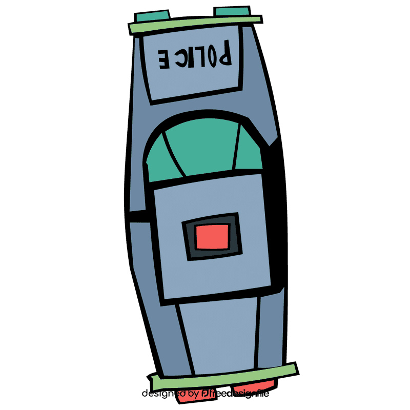 Police car top clipart