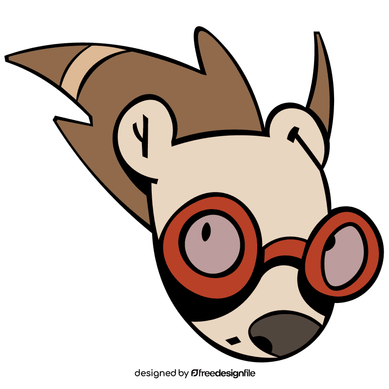 Porcupine glasses clipart