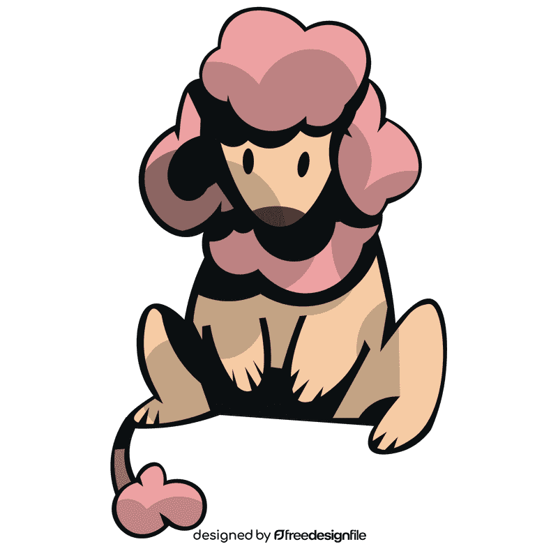 Puppy puddle clipart