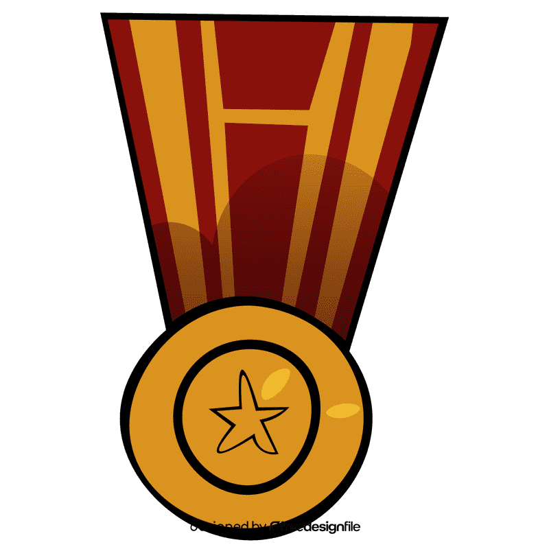Reward medal clipart