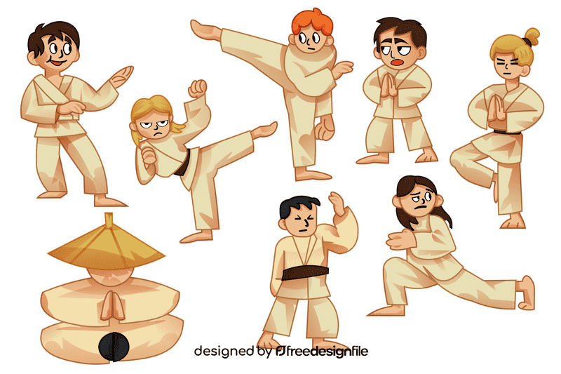 Martial arts vector