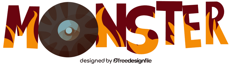 Monster truck sign clipart