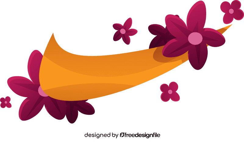 Nike logo flowers clipart