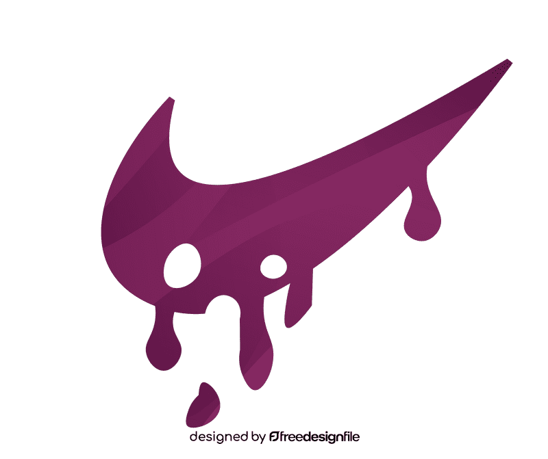 Nike logo melted clipart