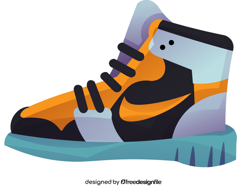 Nike sneaker clipart