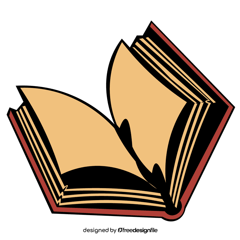 Open book open clipart