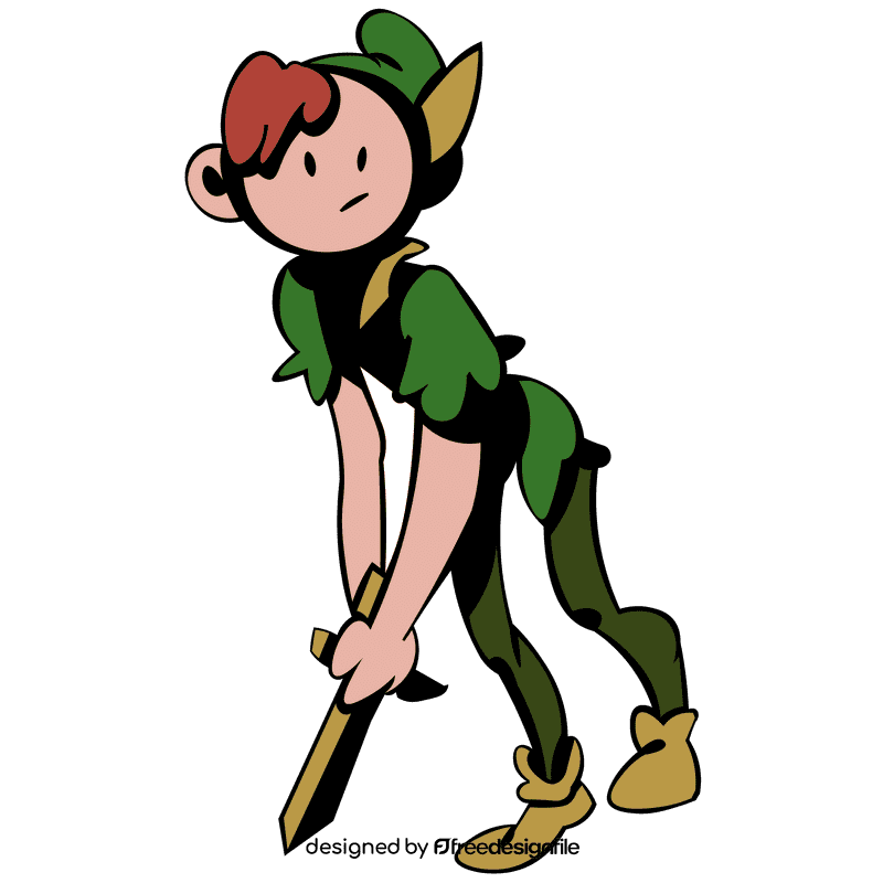 Peter pan sword clipart