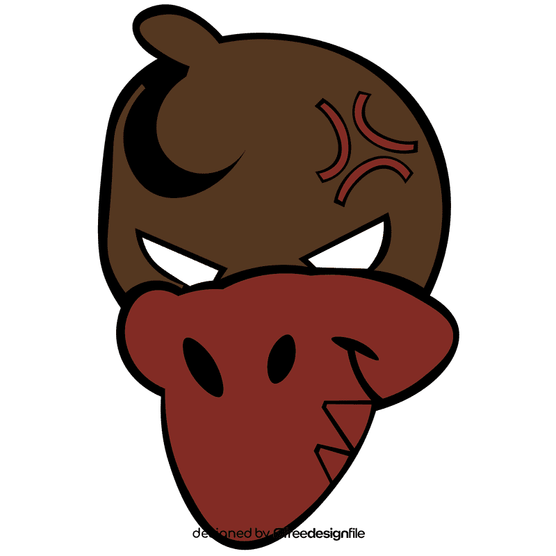 Platypus angry clipart