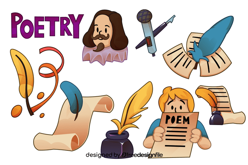 Poetry vector