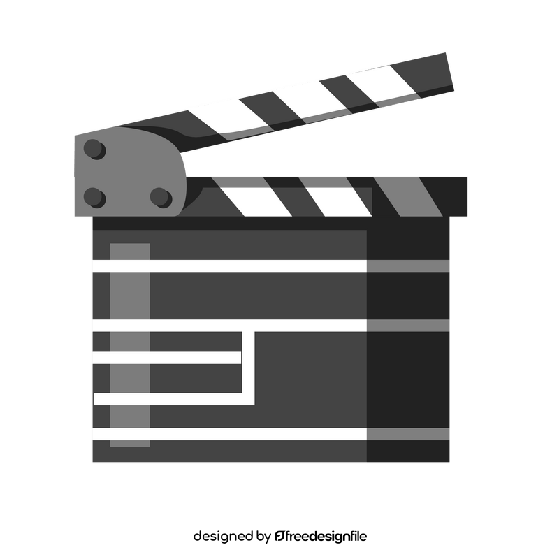 Clapperboard clipart