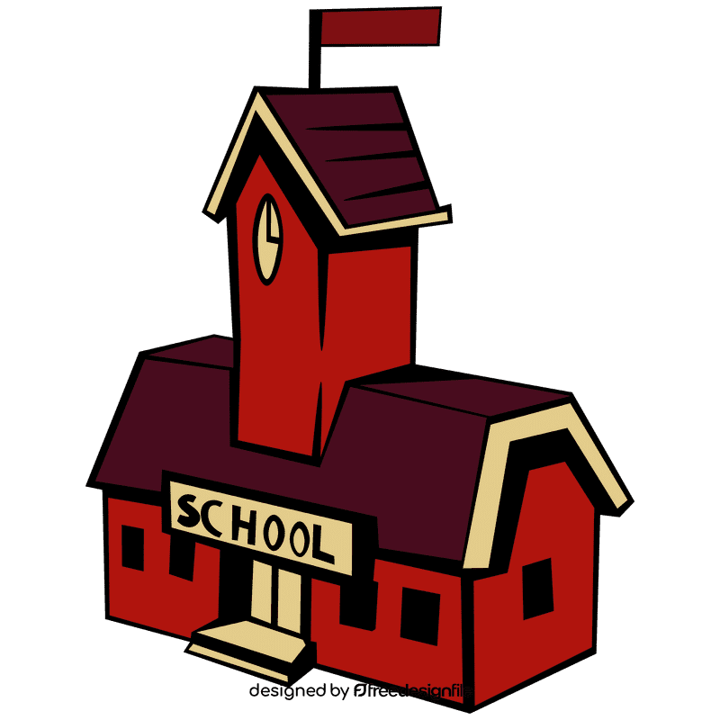 School bell tower clipart