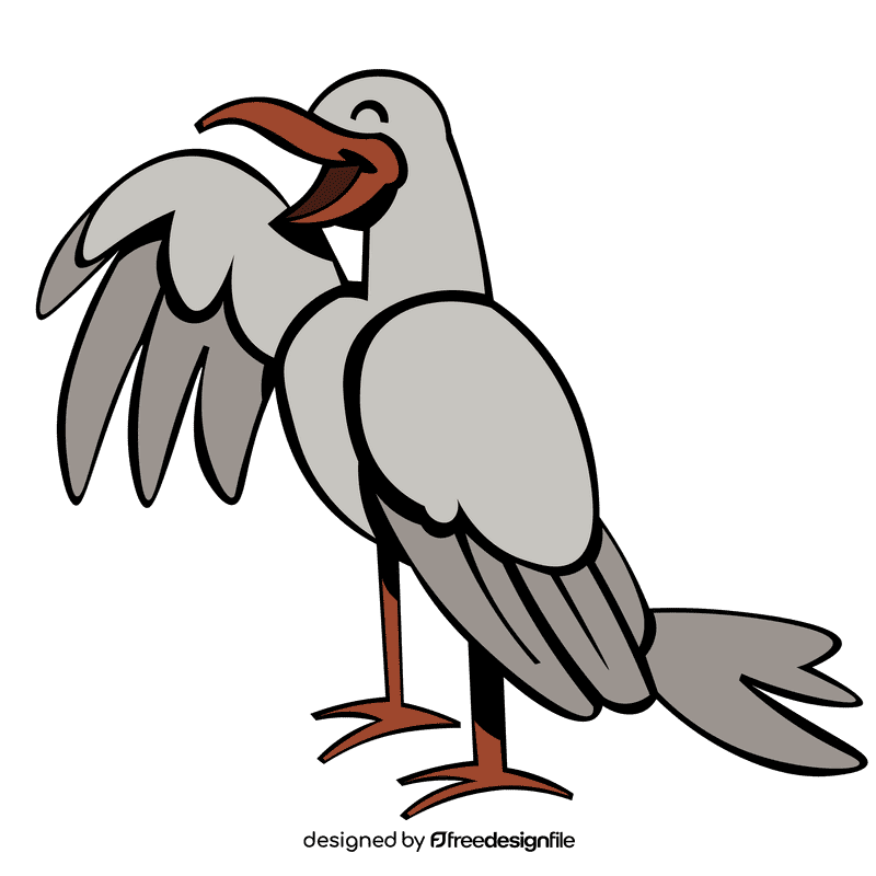 Seagull happy clipart