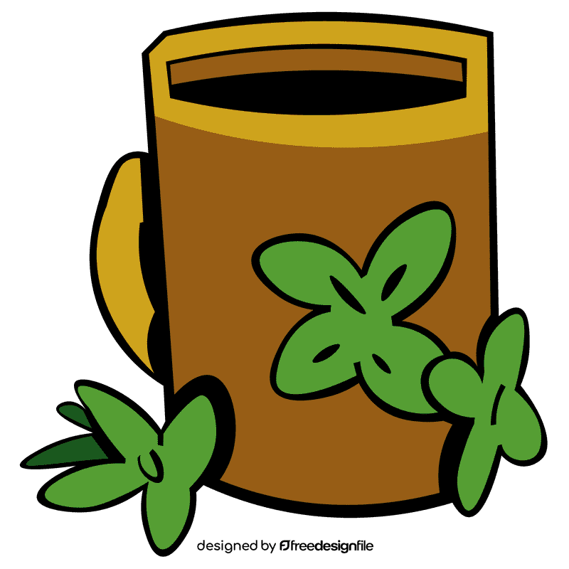 Shamrock cup clipart