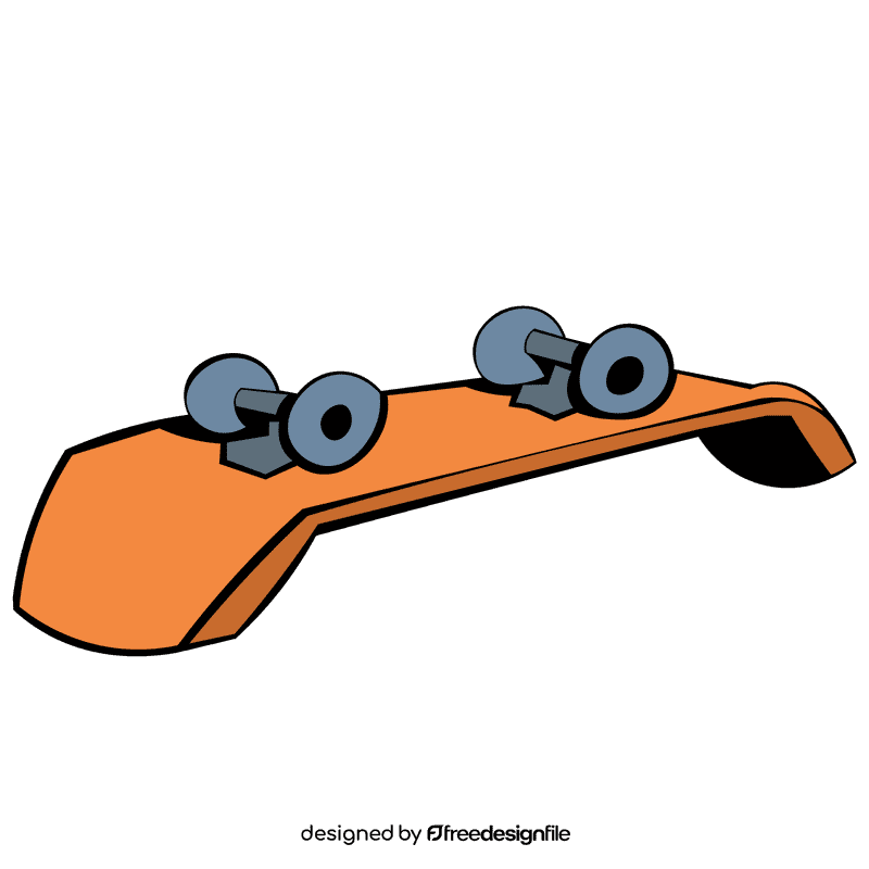 Skateboard board clipart