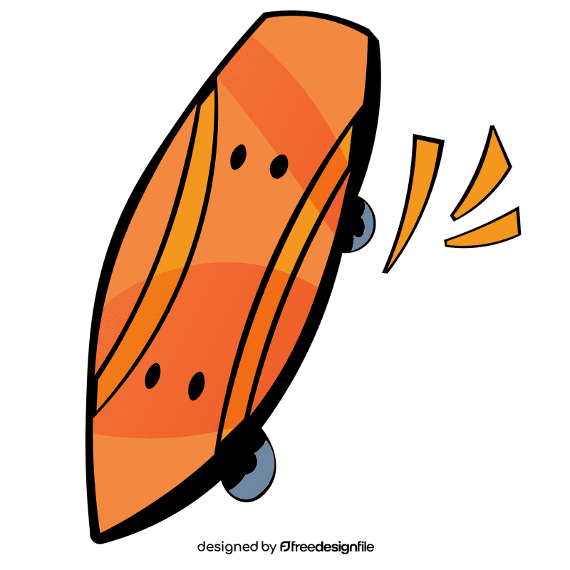 Skateboard lines clipart