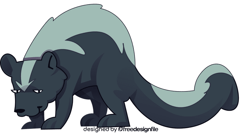 Skunk clipart