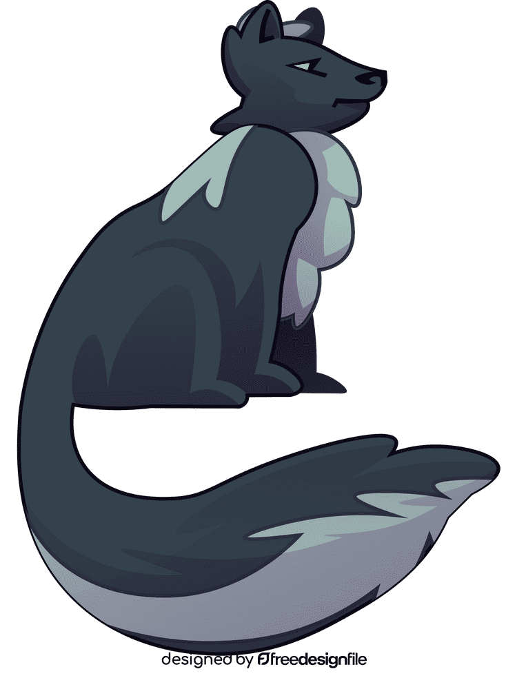 Skunk clipart