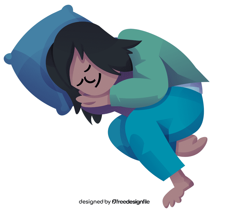 Sleepy bed clipart