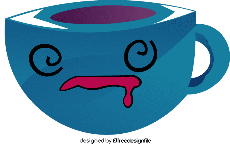 Sleepy cup clipart