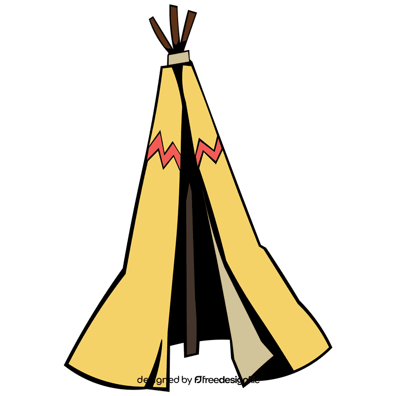 Tent wigwam clipart