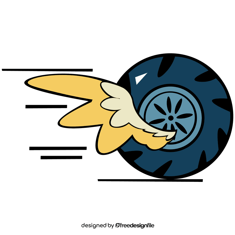 Tire speed clipart