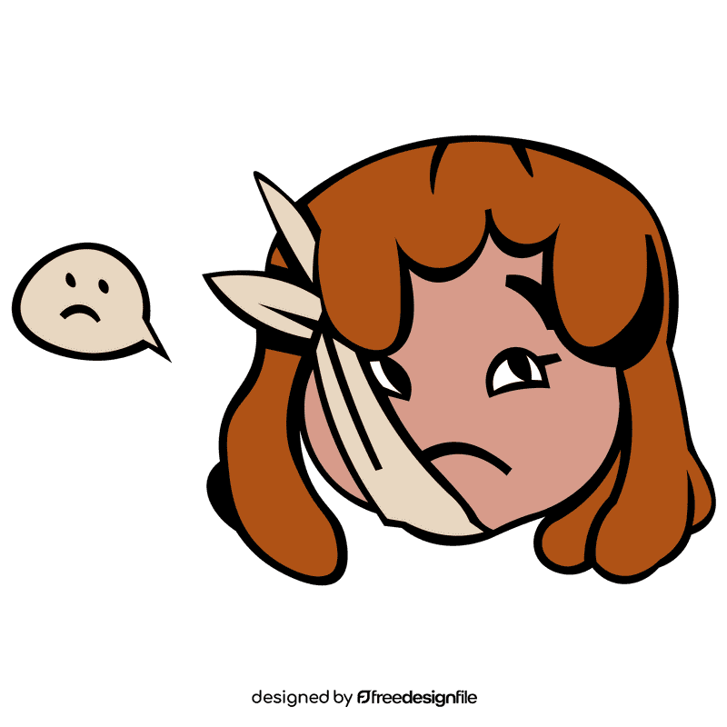 Toothache bandage clipart