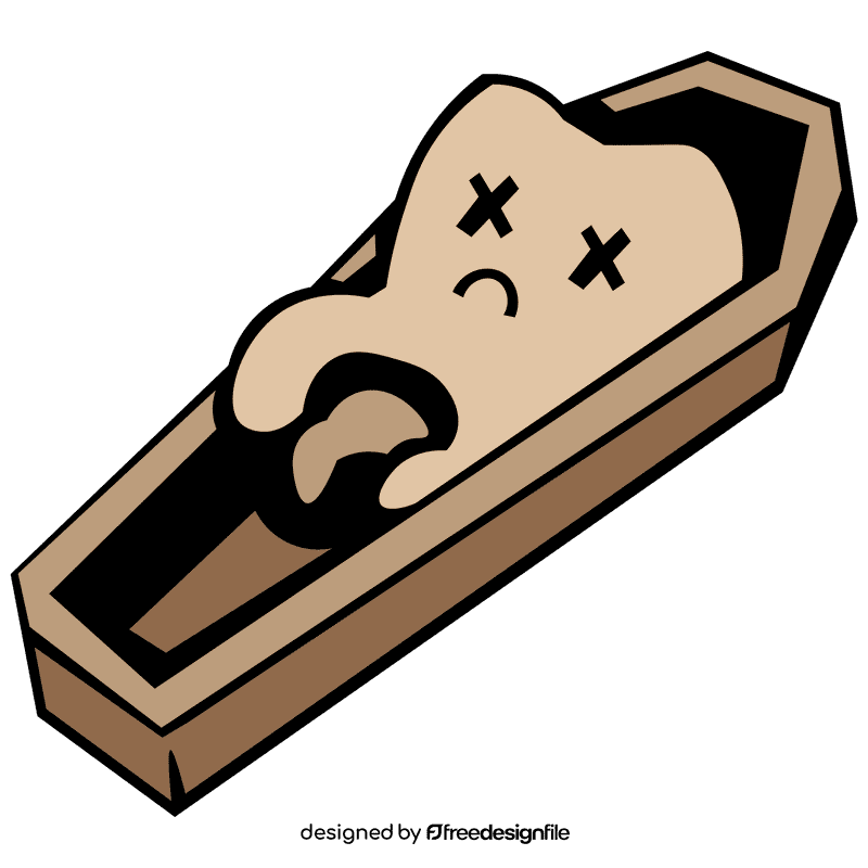 Toothache dead clipart
