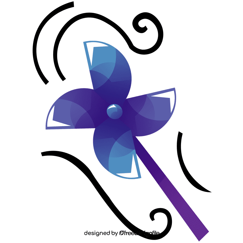 Wind windmill clipart