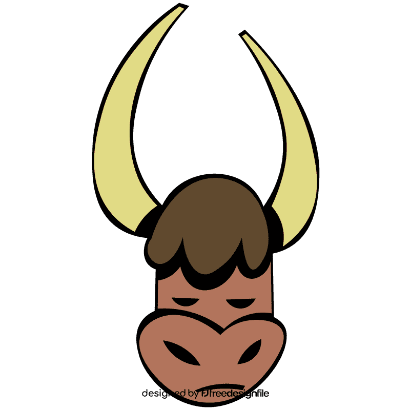Yak head clipart